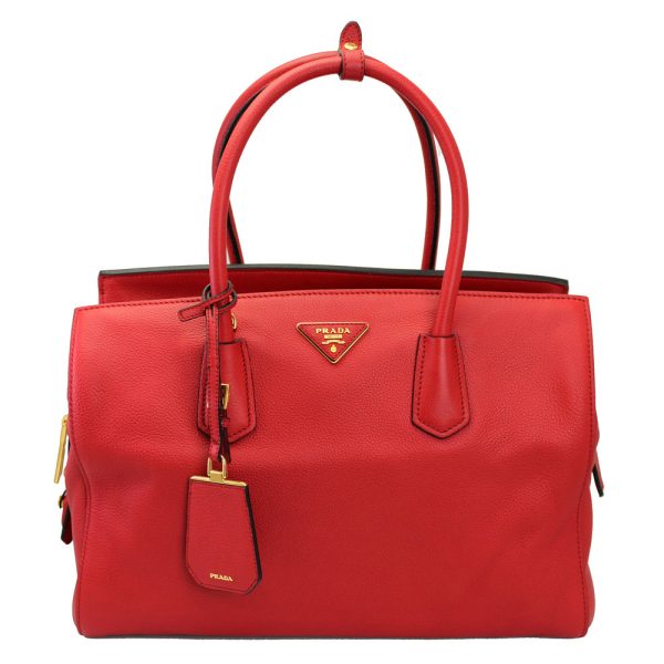 imgrc0065546451 Prada 2way Tote Shoulder Bag Leather Red