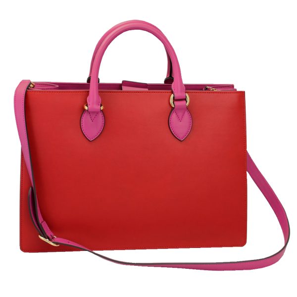 imgrc0073455923 Gucci 2way Hand Shoulder Business Bag Red X Pink