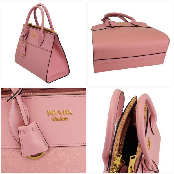 imgrc0074282519 Prada Paradigm 2way Hand Shoulder Bag Pink