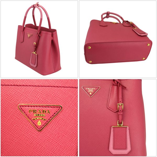 imgrc0074286433 Prada 2way Hand Shoulder Bag Pink X Begonia Pink