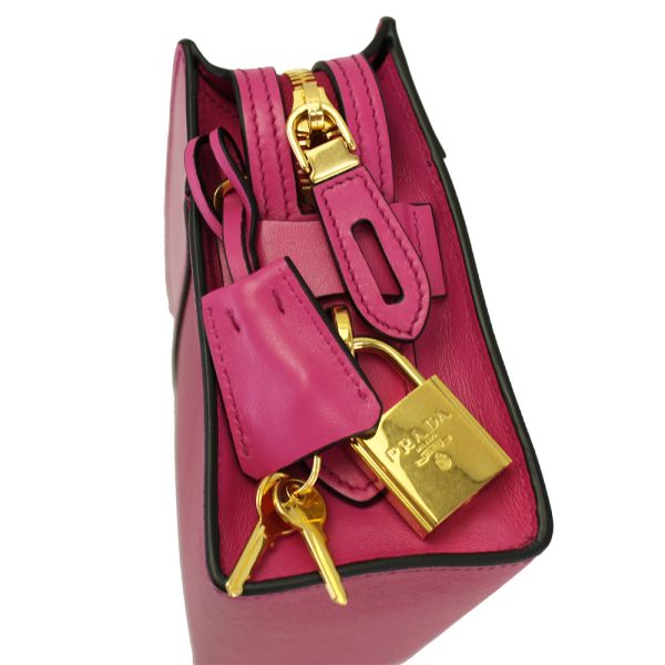 imgrc0074288818 Prada Esplanade Clutch Shoulder Bag Fuchsia Pink