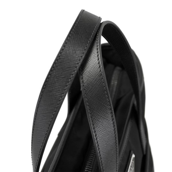 imgrc0074295830 Prada Tote Bag Shoulder Strap Nylon Leather Black