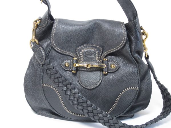 imgrc0079758149 Gucci 2WAY Shoulder Bag Leather Gray