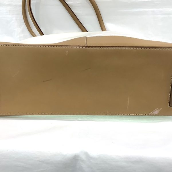 imgrc0081863450 Prada Nylon Leather Handbag White Beige