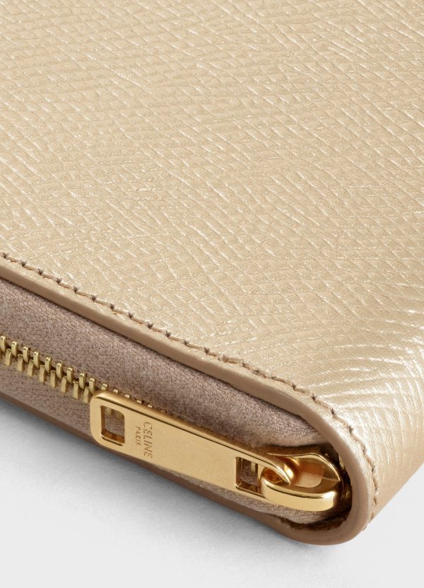 imgrc0081899121 Celine Zip Round Card Case Gold