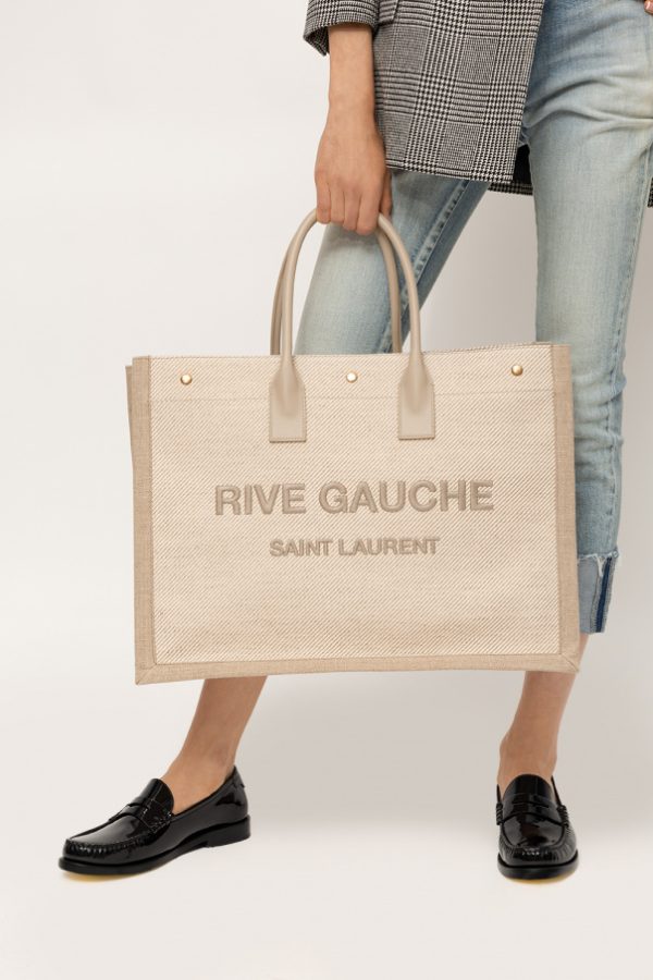 imgrc0082048118 Saint Laurent Rive Gauche Tote Bag Beige