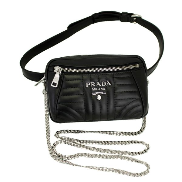 imgrc0082233153 Prada Fanny Pack Waist Bag Black