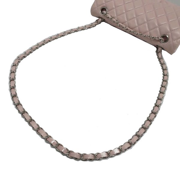 imgrc0082357904 Chanel W Flap Chain Shoulder Lambskin A Rank Bag Pink