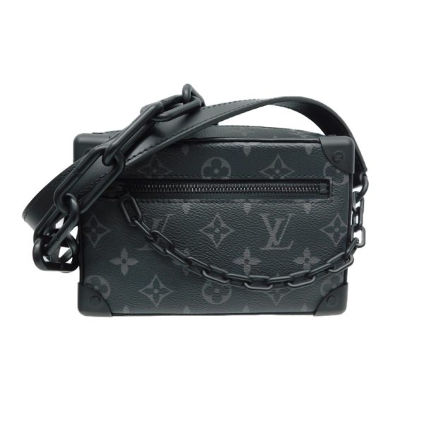 imgrc0083865318 Louis Vuitton Mini Soft Trunk Shoulder Bag Canvas Black