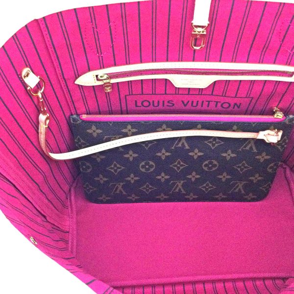 imgrc0084116374 Louis Vuitton Neverfull MM Tote Shoulder Bag Brown