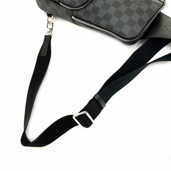 imgrc0084399909 Louis Vuitton Avenue Slingback Damier Graphite Body Shoulder Bag Black