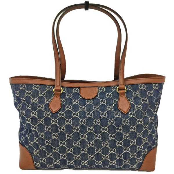 imgrc0084447748 Gucci Denim Tote Shoulder Bag Navy