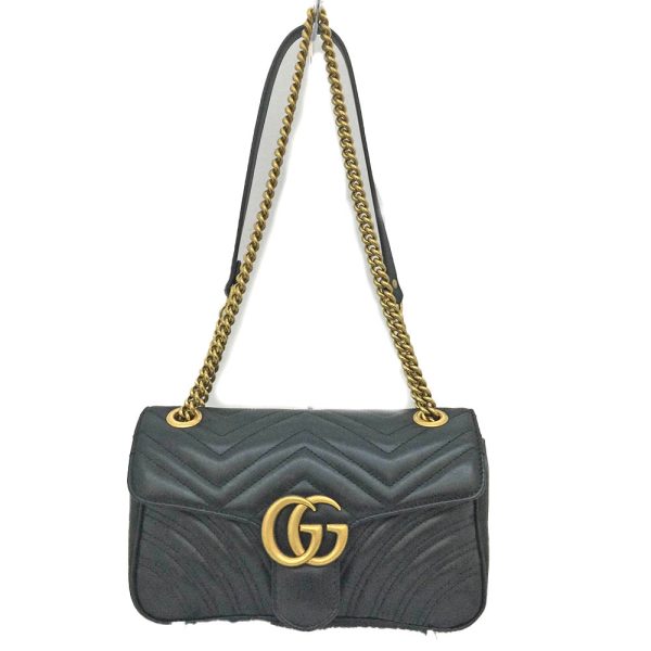 imgrc0084850089 Gucci GG Marmont Chain Shoulder Bag Black