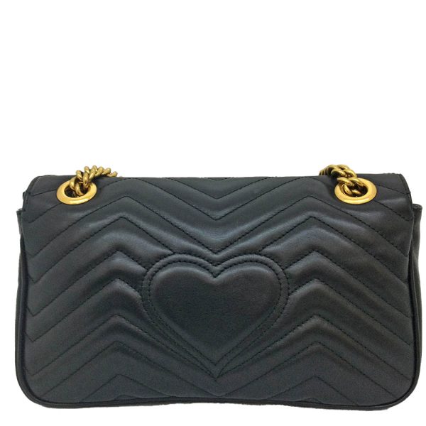 imgrc0084850092 Gucci GG Marmont Chain Shoulder Bag Black