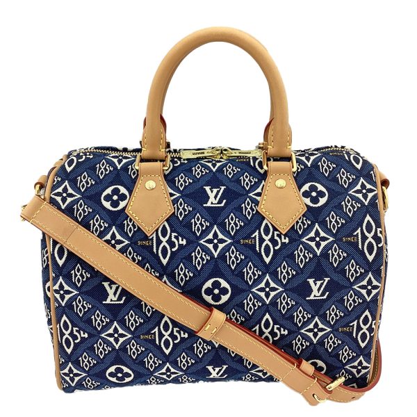 imgrc0085153396 Louis Vuitton Speedy Bandouliere 25 Monogram Blue