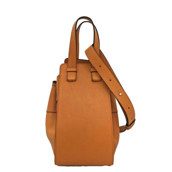 imgrc0085229623 Loewe Hammock Drawstring Small Shoulder Bag Brown