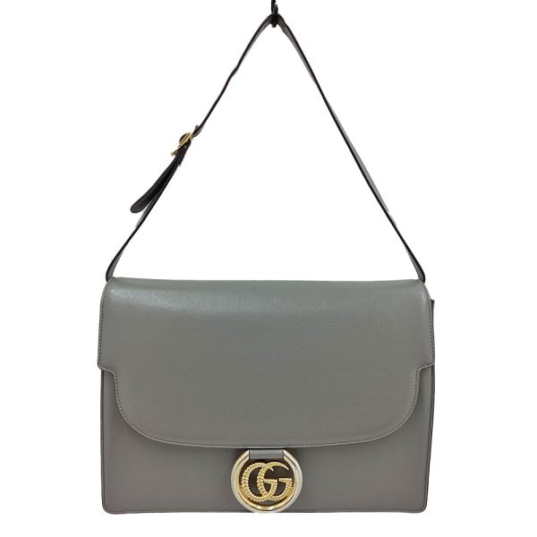 imgrc0085402678 Gucci One Shoulder Bag Leather Gray