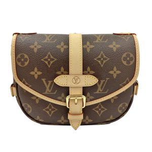 imgrc0086045639 Louis Vuitton Selene PM 2 Way Handbag Monogram Mahina Leather Caramel Brown