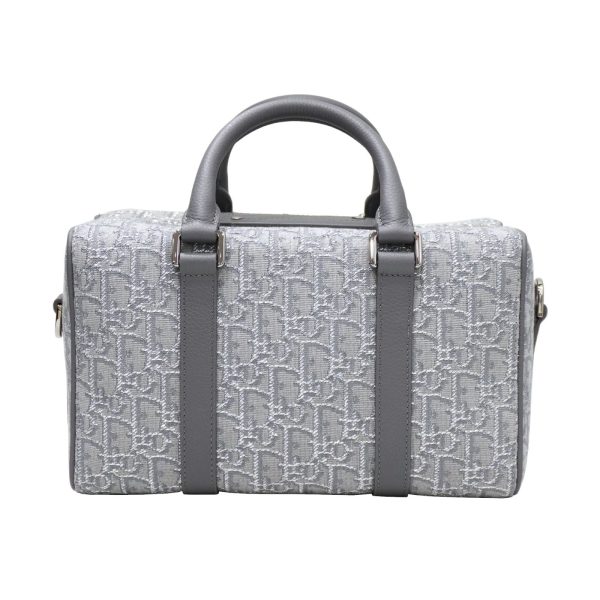 imgrc0086084321 Dior Jacquard Calfskin Handbag GraySilver