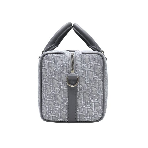 imgrc0086084323 Dior Jacquard Calfskin Handbag GraySilver