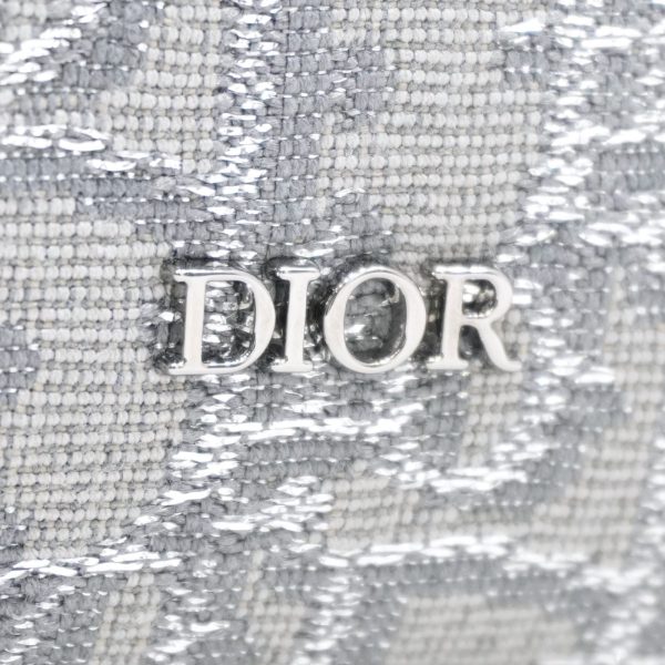 imgrc0086084332 Dior Jacquard Calfskin Handbag GraySilver