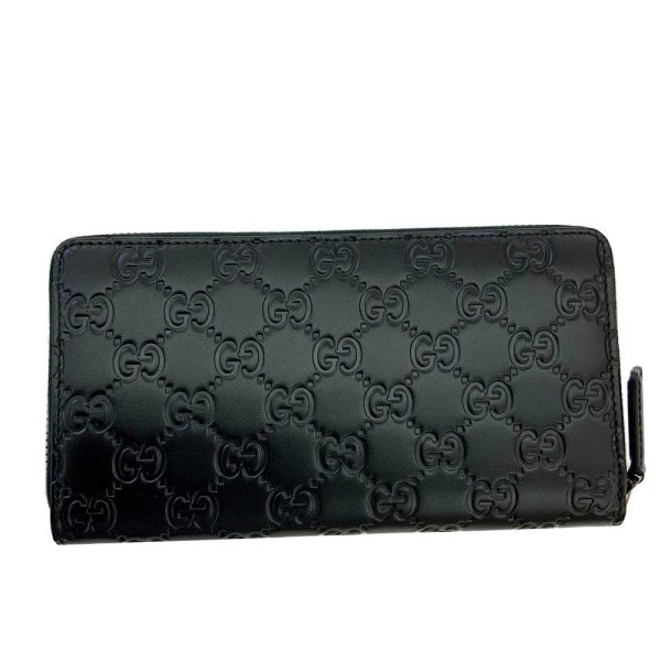 imgrc0086209920 Gucci Round Zipper Long Wallet Leather Black