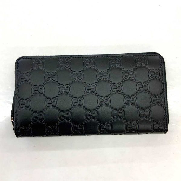 imgrc0086209921 Gucci Round Zipper Long Wallet Leather Black