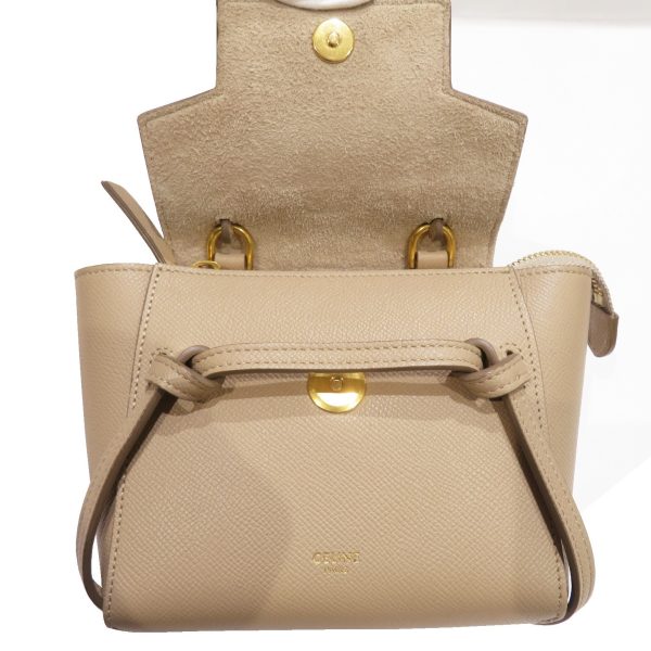 imgrc0086369029 Celine Pico Belt Shoulder Bag Light Taupe