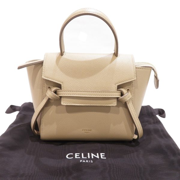 imgrc0086369040 Celine Pico Belt Shoulder Bag Light Taupe