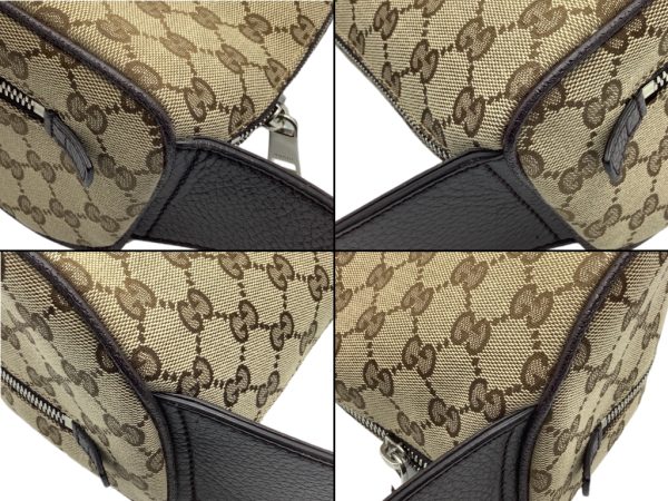 imgrc0086412426 Gucci GG Canvas Body Bag with Zipper Waist Pouch Beige Brown