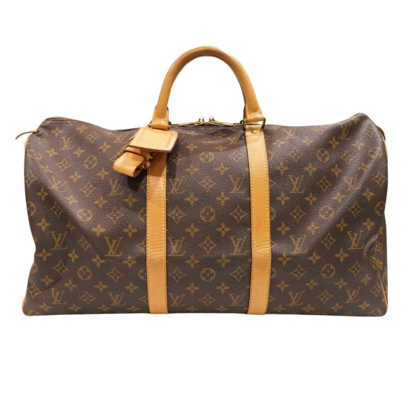 imgrc0086552152 Louis Vuitton Keepall 50 Boston Bag Brown