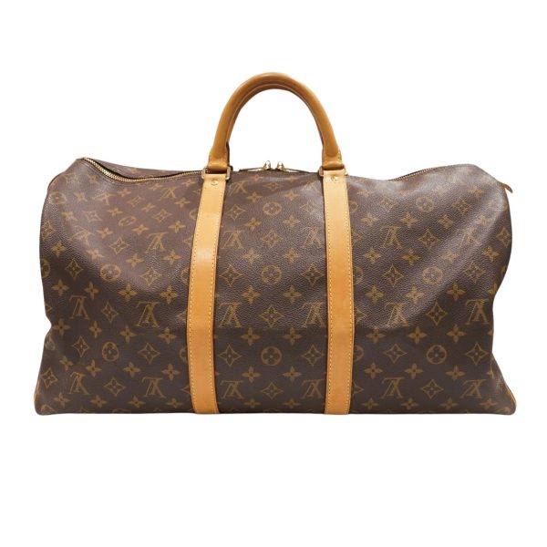 imgrc0086552153 Louis Vuitton Keepall 50 Boston Bag Brown