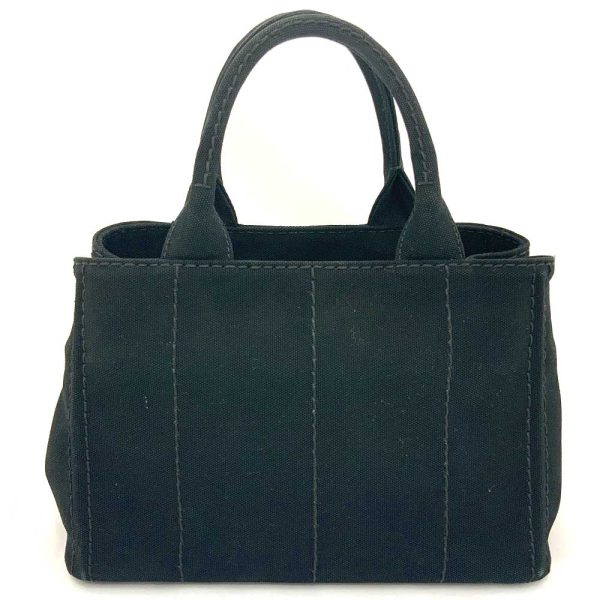 imgrc0087323282 Prada Canapa 2way Shoulder Handbag Canvas Black