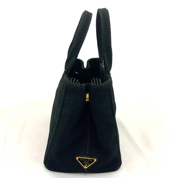 imgrc0087323283 Prada Canapa 2way Shoulder Handbag Canvas Black