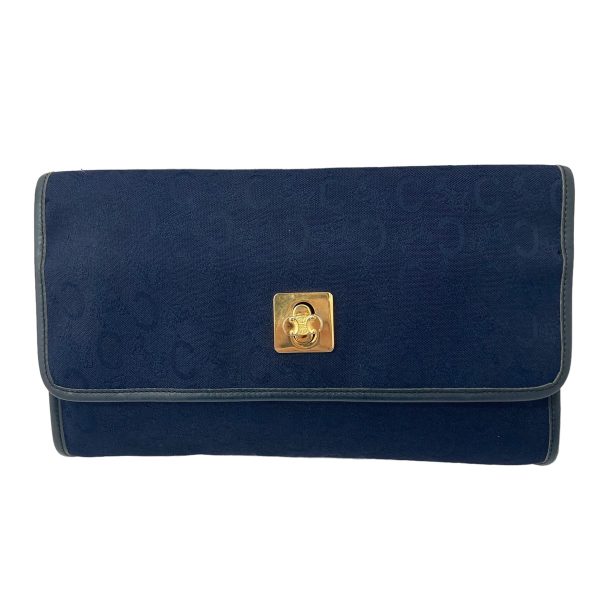 imgrc0087984664 Celine Macadam Clutch Bag Navy