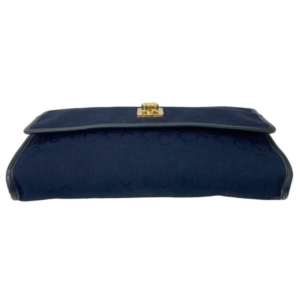 imgrc0087984668 Celine Macadam Clutch Bag Navy