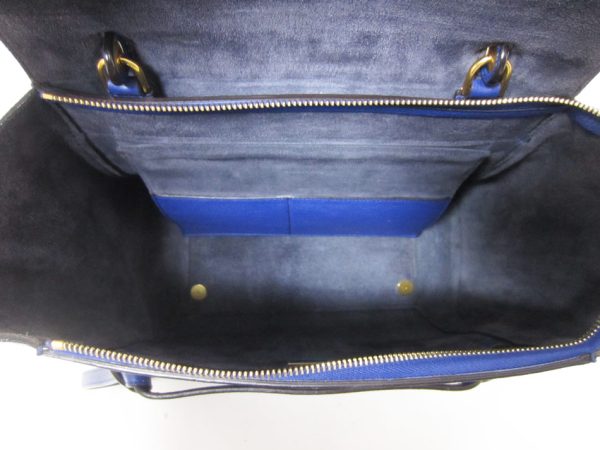 imgrc0088123996 Celine Belt Bag Mini 2Way Leather Blue