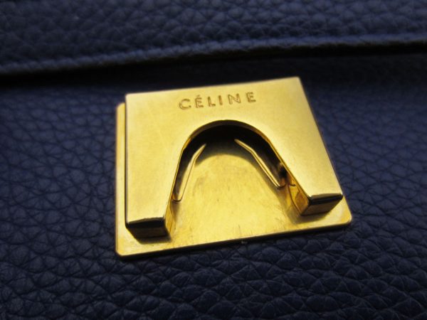 imgrc0088123997 Celine Belt Bag Mini 2Way Leather Blue