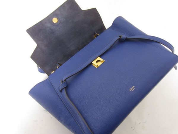 imgrc0088123998 Celine Belt Bag Mini 2Way Leather Blue