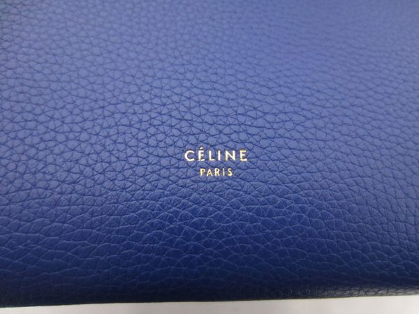 imgrc0088124000 Celine Belt Bag Mini 2Way Leather Blue