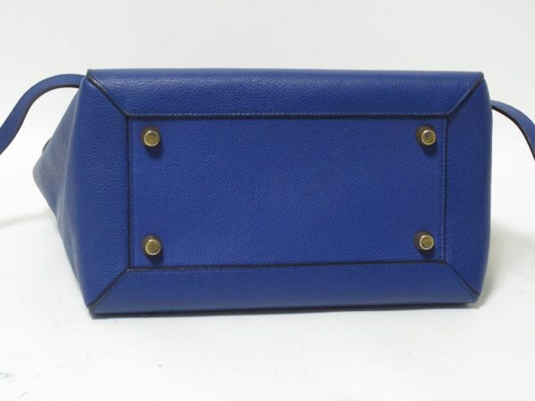 imgrc0088124002 Celine Belt Bag Mini 2Way Leather Blue