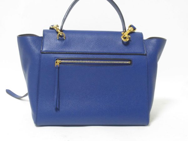 imgrc0088124003 Celine Belt Bag Mini 2Way Leather Blue