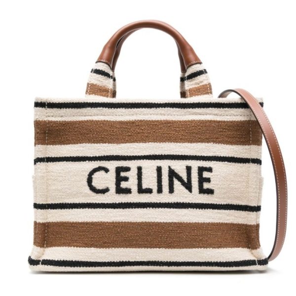 imgrc0088223745 Celine Small Cabas Thais Striped Multicolor