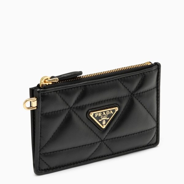 imgrc0088235865 Prada Saffiano Card Holder Black