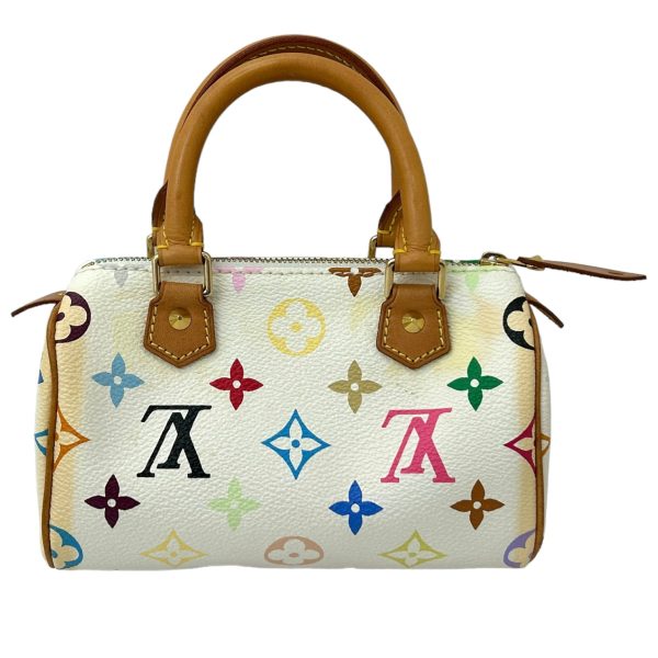 imgrc0088344656 Louis Vuitton Mini Speedy Handbag Canvas White