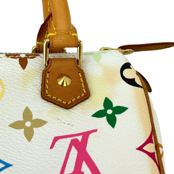 imgrc0088344661 Louis Vuitton Mini Speedy Handbag Canvas White