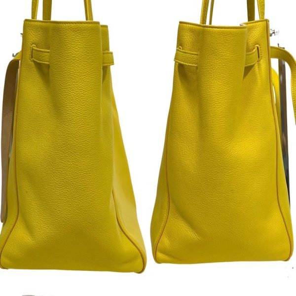 imgrc0088394661 Celine Hippo Phantom Tote Bag Leather Yellow