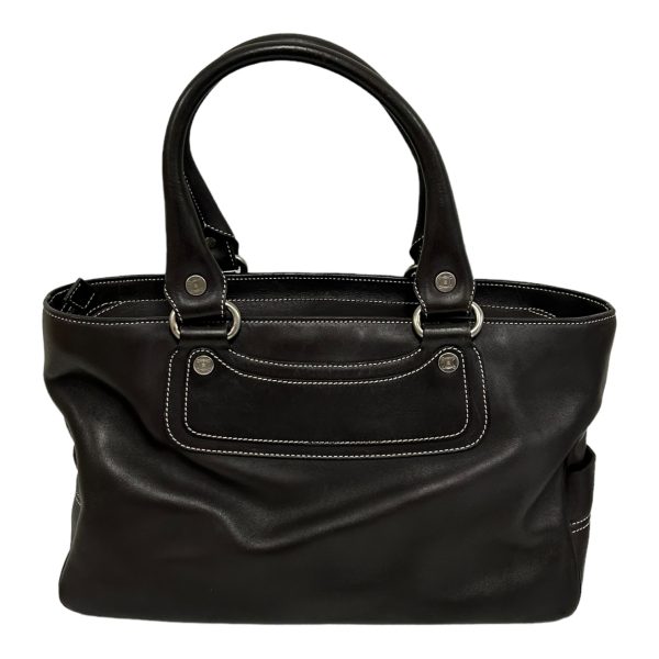 imgrc0088876213 Celine Boogie Tote Handbag Dark Brown Leather