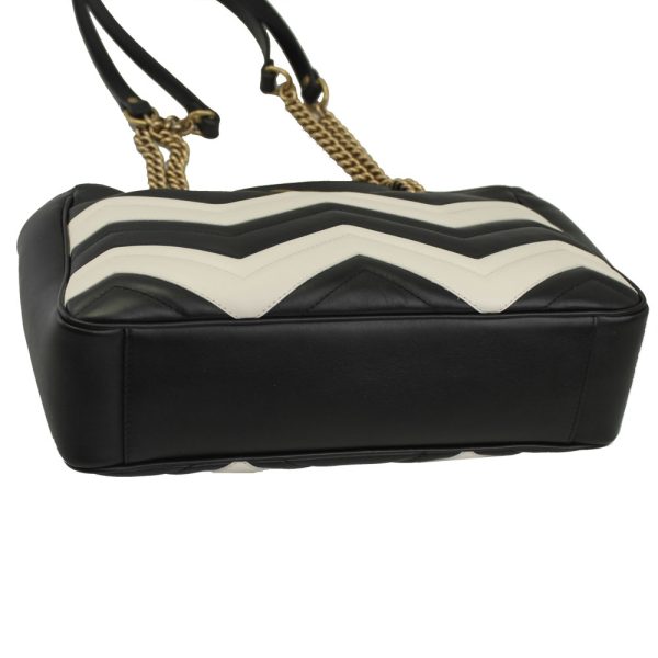 imgrc0089836907 Gucci Shoulder Bag GG Marmont Black White