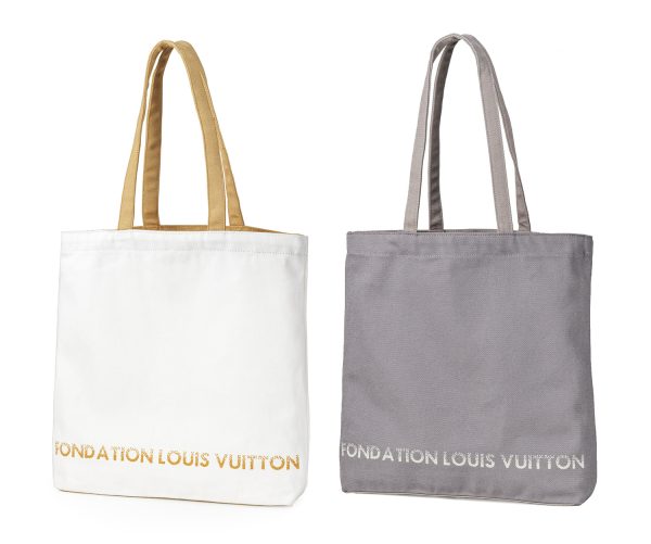 imgrc0090307414 Fondation Louis Vuitton Tote Bag White Gray